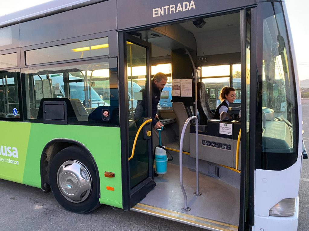 Amplían horarios de la línea urbana Lorca Almenara para estos días de